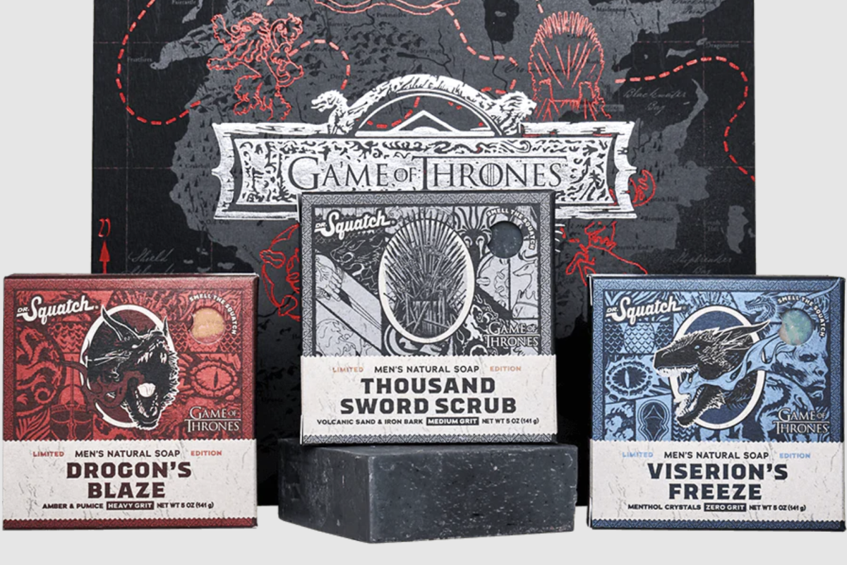 Dr. Squatch Game of Thrones Soaps